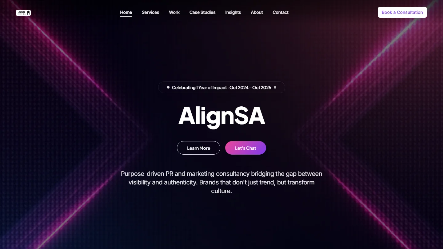 Align SA — Web Platform